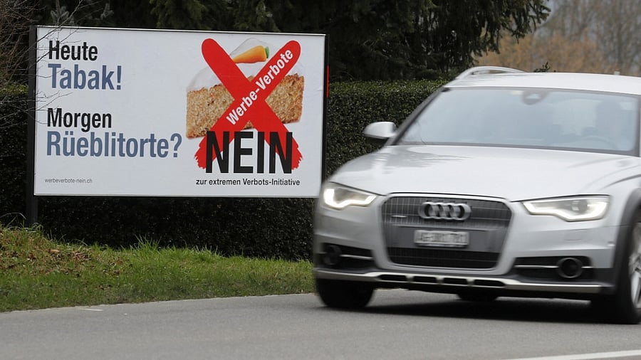 `Currently, most tobacco advertising is legal at a national level, except for ads on television and radio, and ones that specifically target minors. Credit: Reuters File Photo