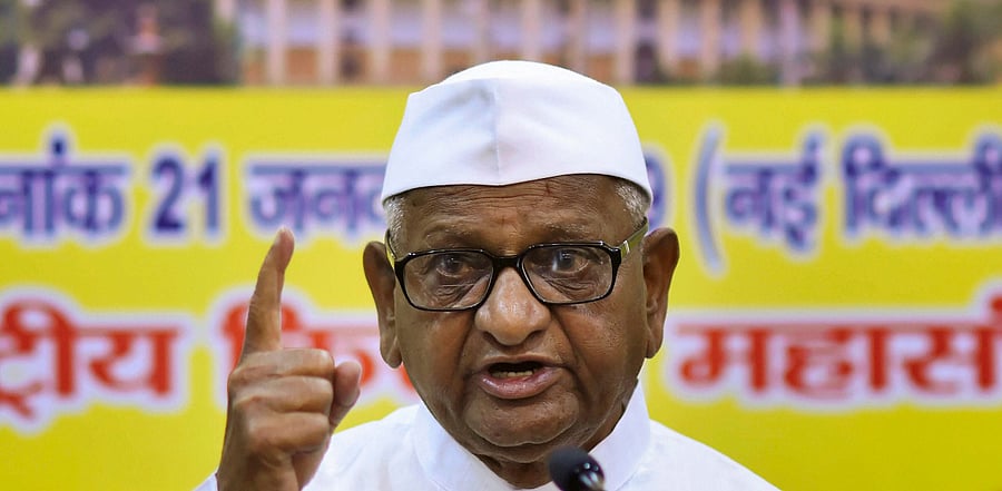 Anna Hazare. PTI file photo