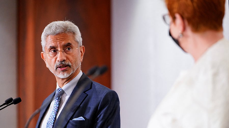 Jaishankar traveled to Melbourne, Australia, in the past week for a meeting of the Quad, a regional partnership made up of India, Japan, Australia and the US intended to help democracies coordinate their response to the rise of China. Credit: Reuters Photo