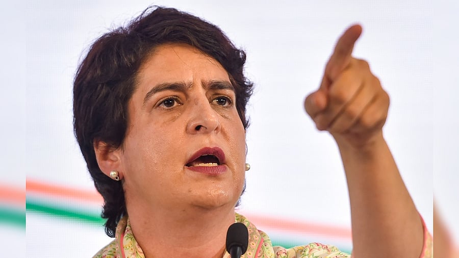 AICC General Secretary Priyanka Gandhi Vadra. Credit: PTI File Photo