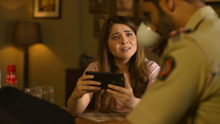 Sonalee Kulkarni in a still from 'Bestseller'. Credit: PR Handout