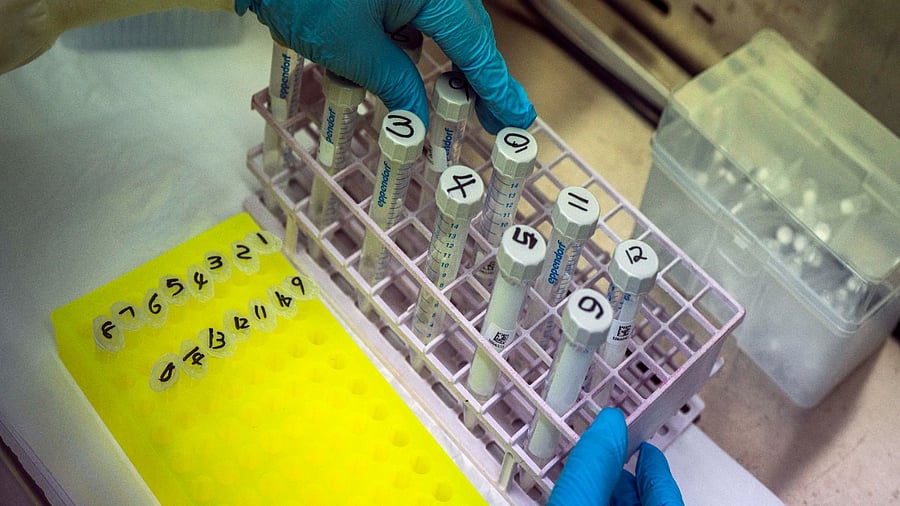 Genome sequencing. Credit: AP/PTI Photo