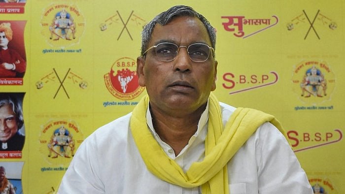OBC leader Om Prakash Rajbhar. Credit: PTI File Photo