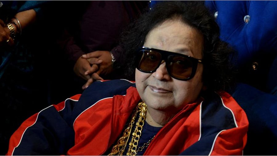 Legendary music composer Bappi Lahiri. Credit: AFP Photo/SujitJaiswal