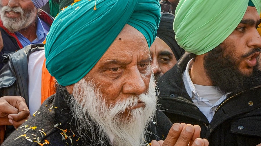 Sanyukt Samaj Morcha chief Balbir Singh Rajewal. Credit: PTI File Photo