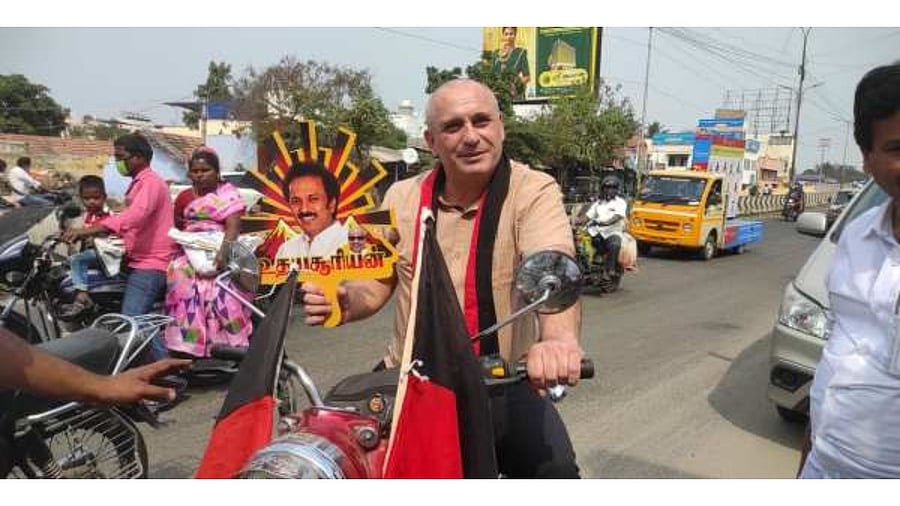 n a video, Marius also said that he had never seen or heard about such a scheme in the past and praised CM Stalin. Credit: Special Arrangement