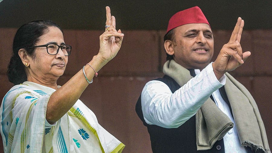 Mamata Banerjee is trying to forge an alliance with local parties to take on the BJP at the national level in 2024. Credit: PTI Photo