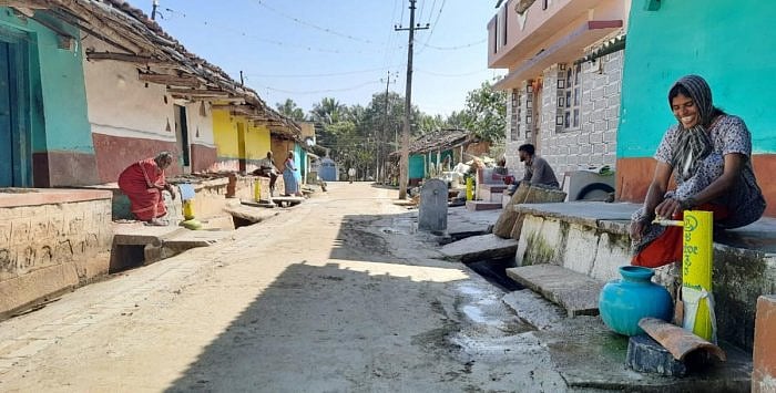 A file photo of functional household tap connections under Jal Jeevan Mission. Credit: Special Arrangement
