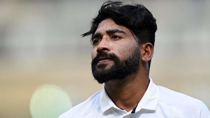 Mohammed Siraj. Credit: AFP File Photo