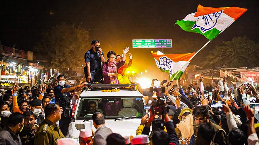 Congress leader Priyanka Gandhi Vadra. Credit: PTI Photo