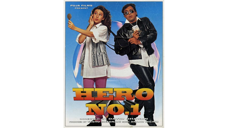 The official poster of 'Hero No 1'. Credit: IMDb