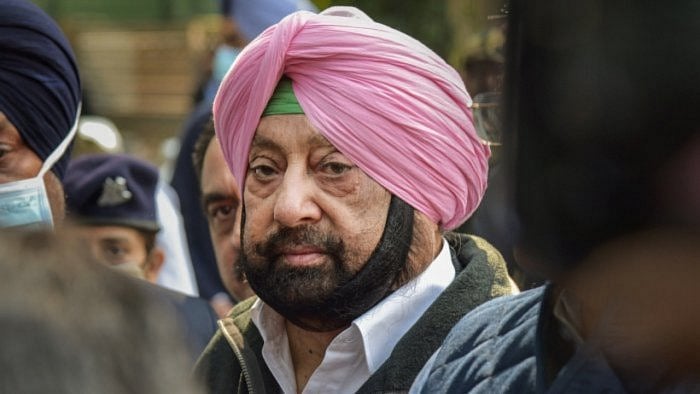 Former Punjab CM and Punjab Lok Congress convener Captain Amarinder Singh. Credit: PTI Photo