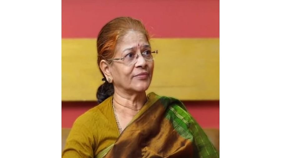 Uma Anandhan is the lone member from the BJP in a DMK-dominated council. Credit: Twitter/@umaanandansays