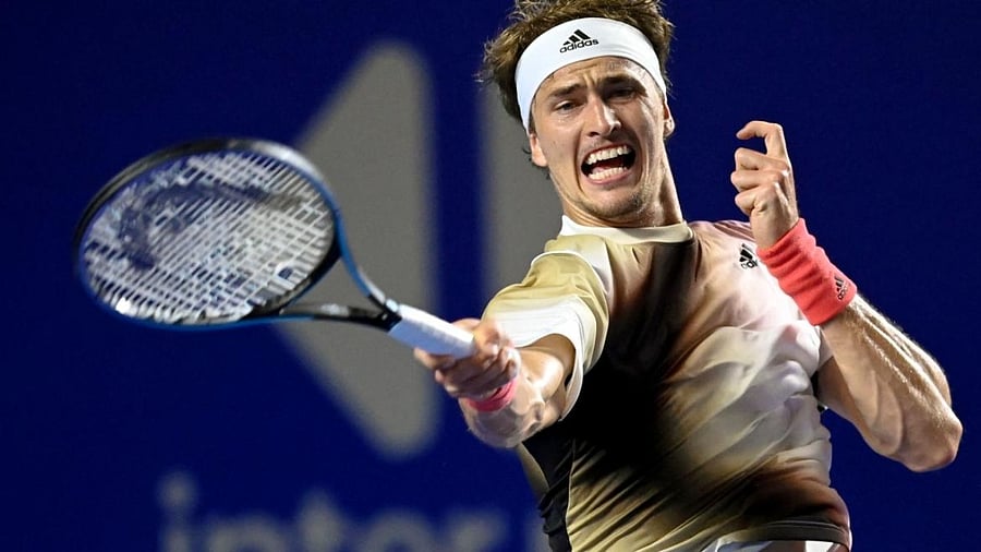 Germany's Alexander Zverev. Credit: AFP Photo