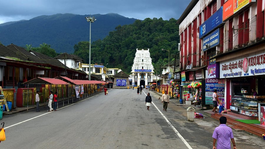 File Photo of Kukke Subrahmanya Temple. Credit: DH Photo