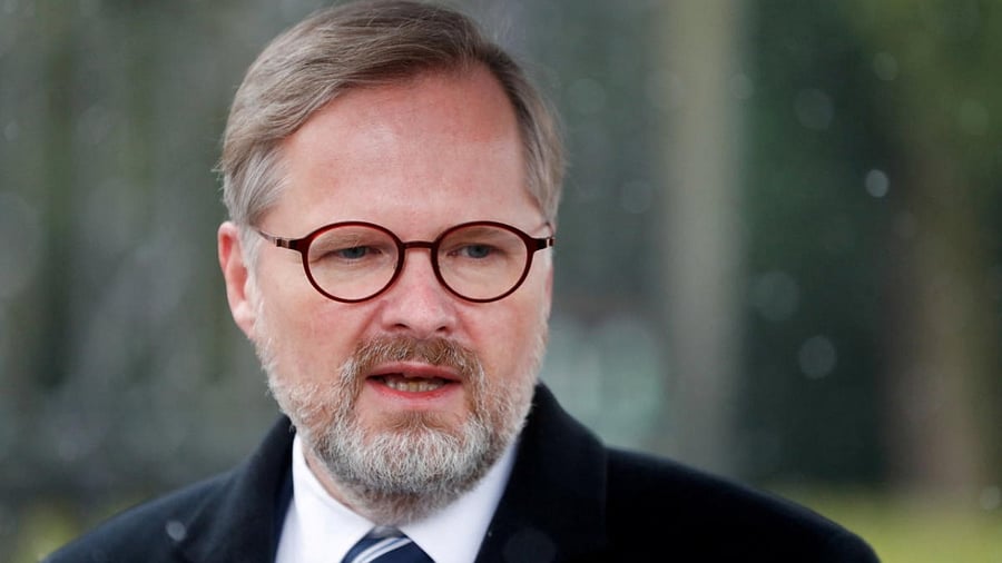 Czech Prime Minister Petr Fiala. Credit: Reuters Photo
