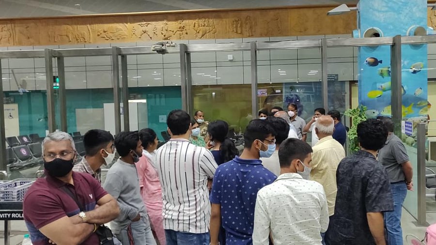 <div class="paragraphs"><p>Some of the passengers who had connecting flights from Mumbai to other destinations decided to book other flights on their own in order to continue their journey. Image for representation. Credit: DH Photo</p></div>