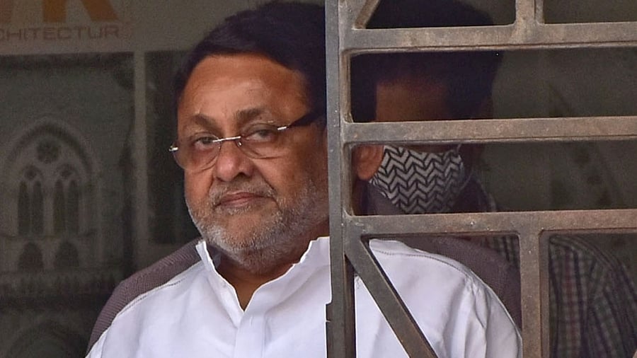 Maharashtra Minority Affairs Minister and senior NCP leader Nawab Malik. Credit: IANS Photo