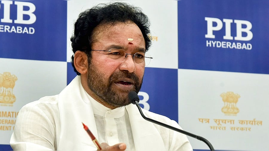 Tourism Minister G Kishan Reddy. Credit: PTI Photo