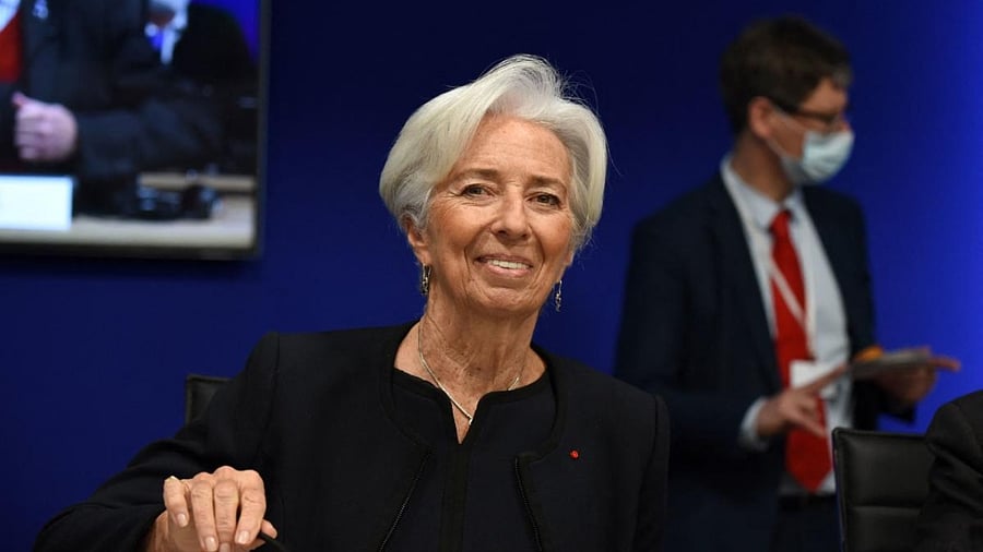 ECB president Christine Lagarde. Credit: AFP Photo