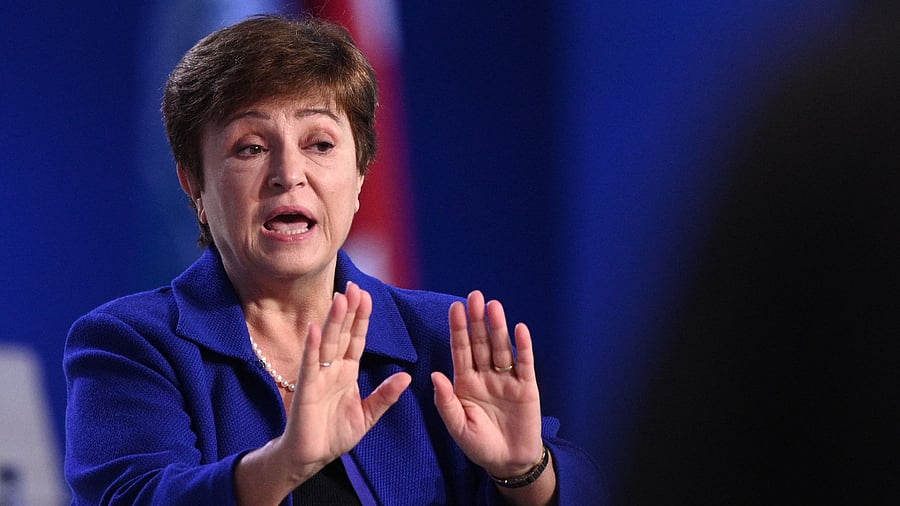 IMF managing director Kristalina Georgieva. Credit: AFP Photo