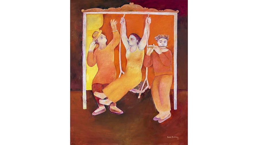 Sakti Burman. Courtesy Sunaina Anand