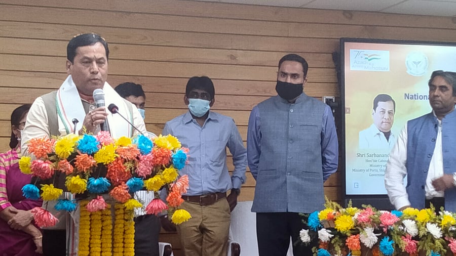 Union Minister Sarbananda Sonowal was speaking at the National Institute of Homoeopathy. Credit: Special arrangement