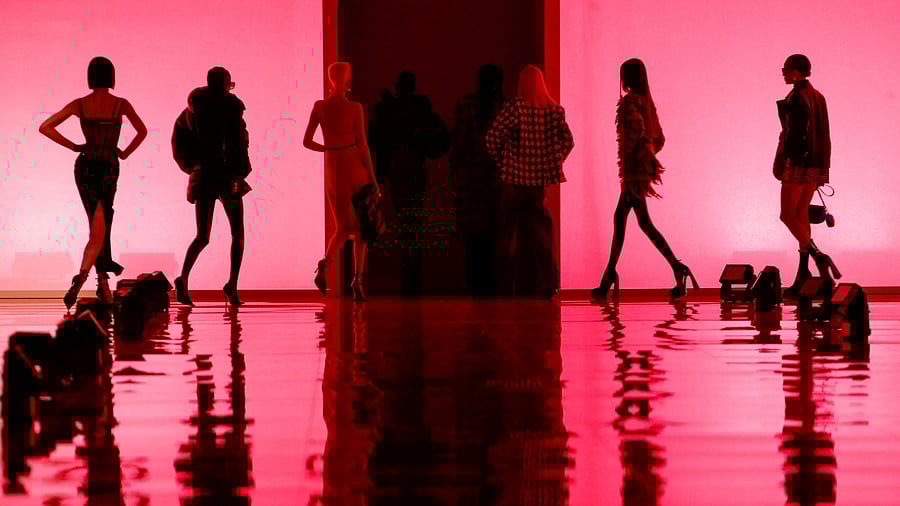 Versace presents Fall-Winter 2022/2023 collection during the Milan Fashion Week. Credit: Reuters Photo