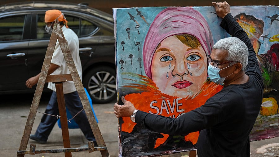 Russian President Vladimir Putin announced a special military operation in Ukraine on Wednesday night. Russia has launched multiple attacks on several areas in central and eastern Ukraine, drawing widespread condemnation and sanctions from several countries, including the US. Credit: AFP Photo