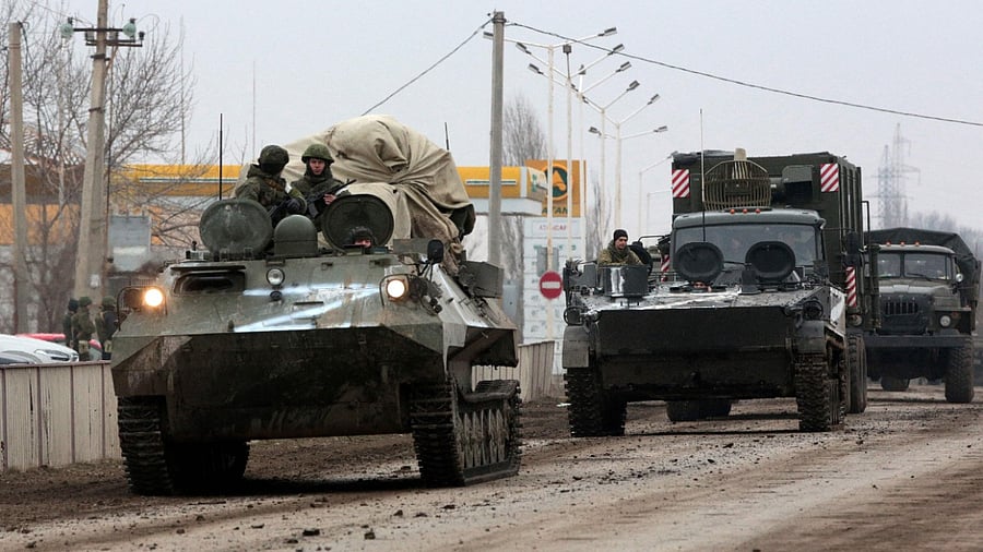 Ignoring warnings from the West, Russian President Vladimir Putin unleashed a full-scale invasion that the UN refugee agency said has forced almost 116,000 people to flee to neighbouring countries. Credit: AFP Photo