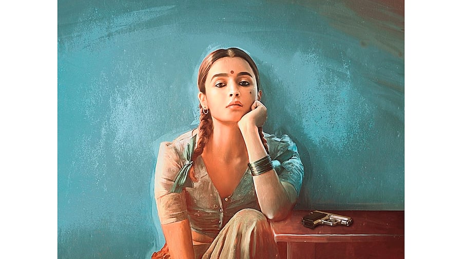 The official poster of 'Gangubai Kathiawadi'. Credit: Twitter/@taran_adarsh