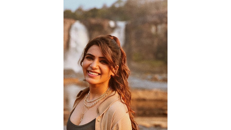 Actor Samantha. Credit: Twitter/@Samanthaprabhu2