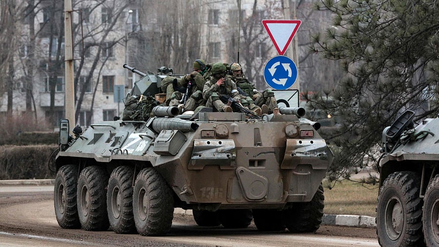 Ukrainian forces fought off Russian invaders in the streets of the capital Kyiv. Credit: AFP Photo