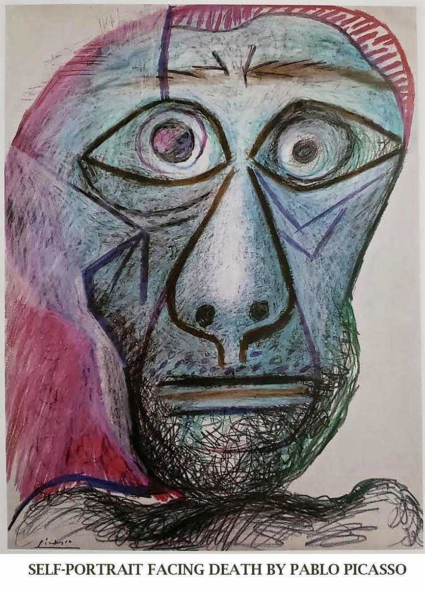 Self-Portrait Facing Death