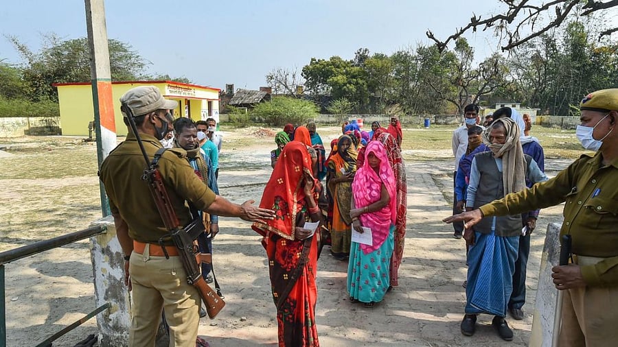 The fifth phase will cover 61 Assembly constituencies from 12 districts. Credit: PTI Photo