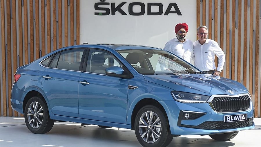 Skoda Slavia. Credit: PTI photo