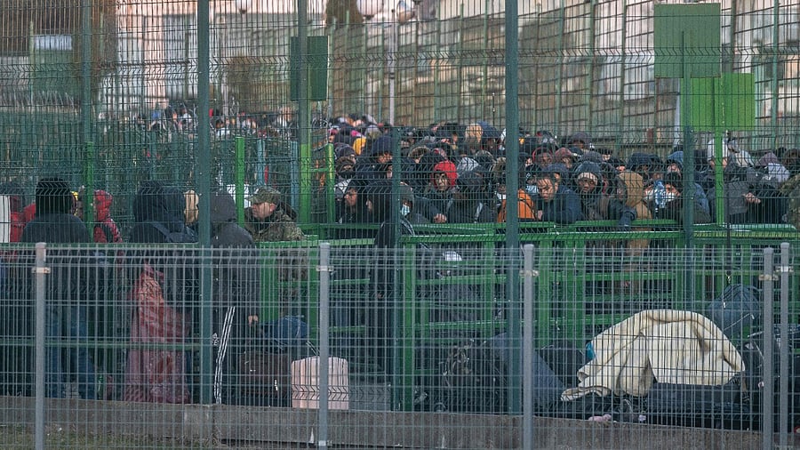 Overall, more than half a million people have fled Ukraine since its Soviet-era master Moscow launched a full-scale invasion on February 24, with more than half fleeing into neighbouring EU and NATO member Poland, the United Nations said on February 28, 2022. Credit: AFP Photo