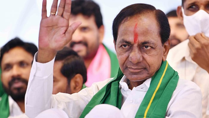 Telangana Chief Minister and TRS supremo K Chandrasekhar Rao. Credit: IANS Photo