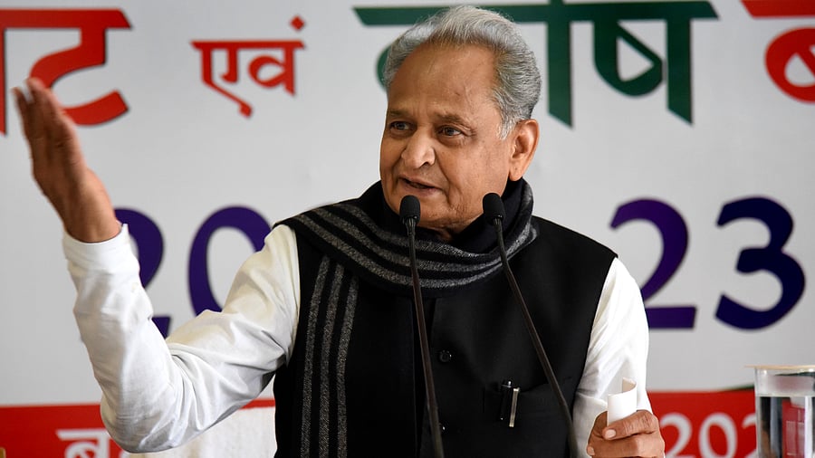 Rajasthan Chief Minister Ashok Gehlot. Credit: PTI Photo