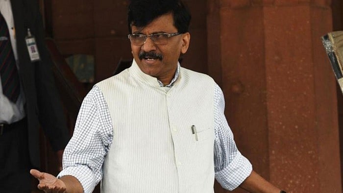 Shiv Sena Rajya Sabha member Sanjay Raut. Credit: DH Photo