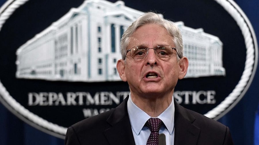 US Attorney General Merrick Garland. Credit: AFP Photo