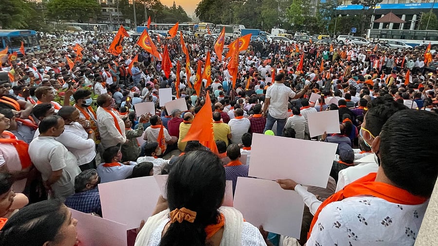 Protests erupted across the state over the past fortnight. Credit: DH File Photo