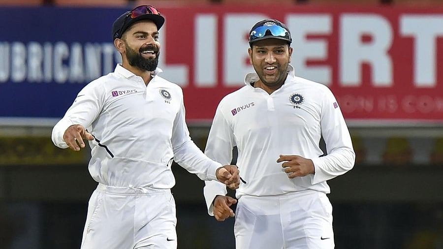 Virat Kohli (left) and Rohit Sharma. Credit: PTI File Photo