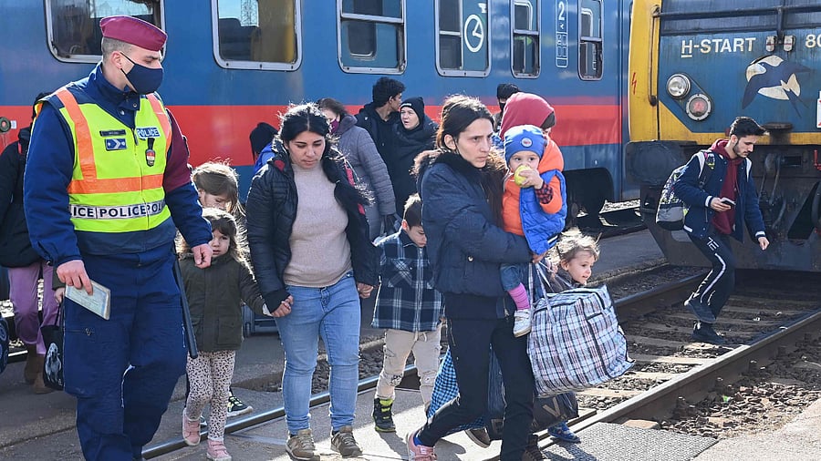 India got hundreds of its citizens to leave Kharkiv and move to three nearby towns on short notice on Wednesday. Credit: AFP Photo