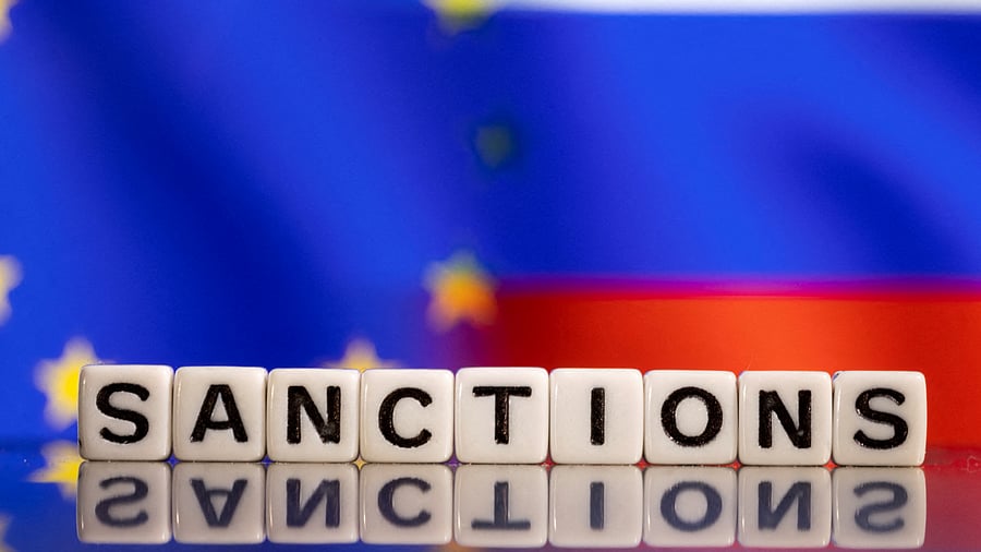 Despite everything Russia has thrown fighting the sanctions so far, the ruble remains 26 per cent below its level last week. Credit: Reuters Photo