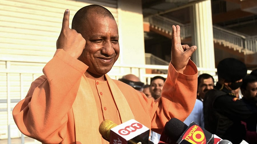 The alliance with Rajbhar’s SBSP had helped the BJP in a big way in eastern UP in the last election. Credit: AFP Photo
