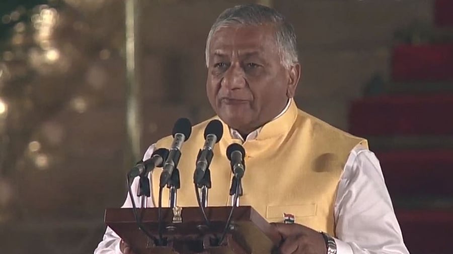 VK Singh. Credit: PTI File Photo