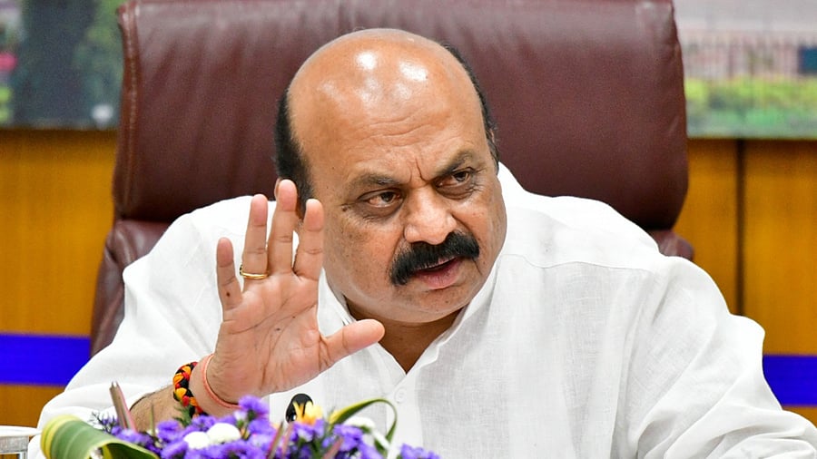 Karnataka CM Basavaraj Bommai. Credit: Information Department Photo