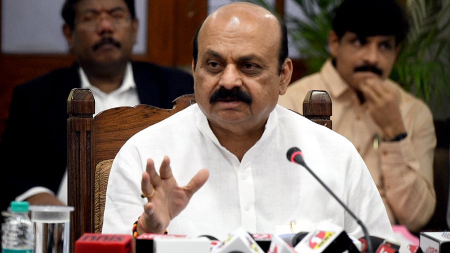 Karnataka CM Basavaraj Bommai. Credit: DH Photo