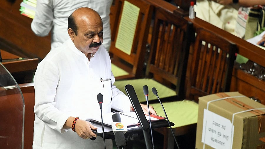 Karnataka CM Basavaraj Bommai. Credit: Information Department Photo